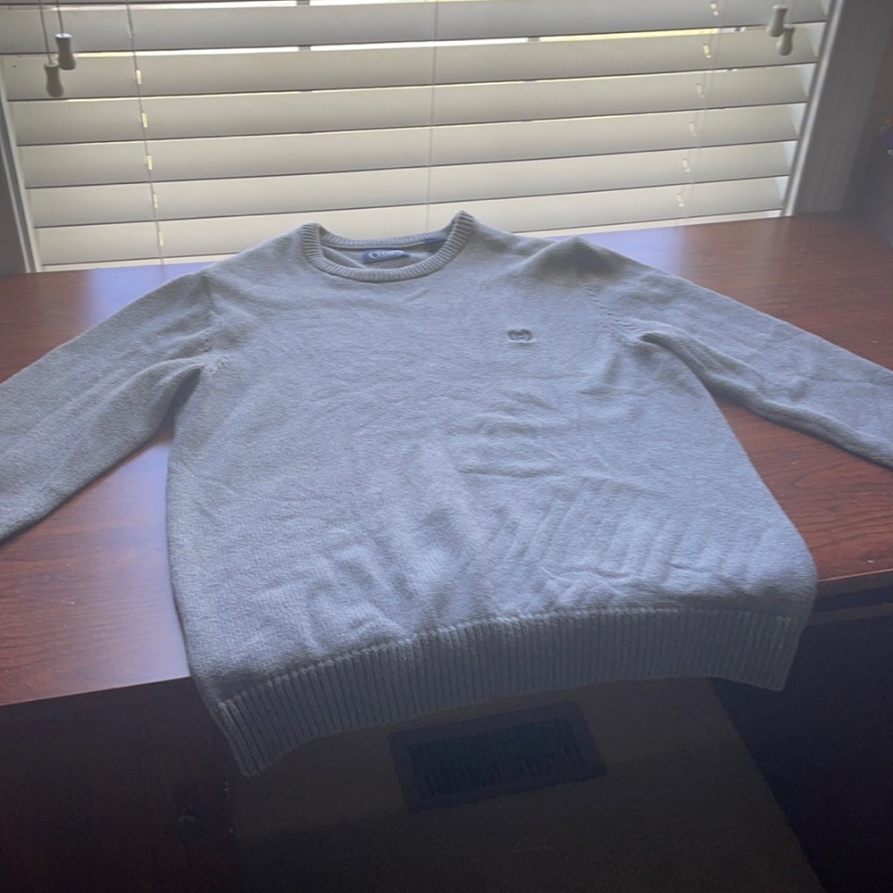 Chaps Gray Sweater Men’s Medium Size